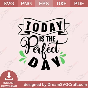 Today Is The Perfect Day SVG