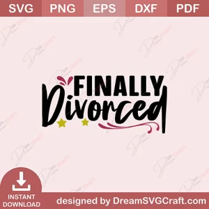 Finally Divorced SVG