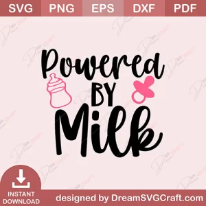 Powered By Milk SVG