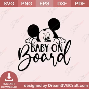 Baby On Board SVG