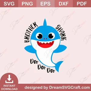 Brother Shark Doo Doo Doo SVG