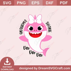 Grandma Shark Doo Doo Doo SVG