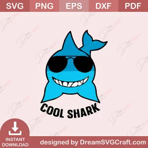 Cool Shark SVG