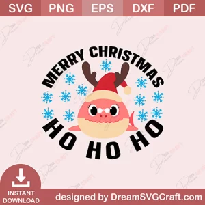 Merry Christmas Ho Ho Ho SVG