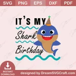 SD11438 Its My Shark Birthday BabyShark