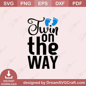 Twins On The Way SVG