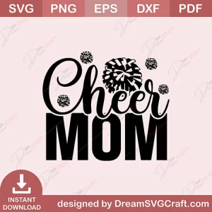 Cheer Mom SVG