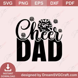 Cheer Dad SVG