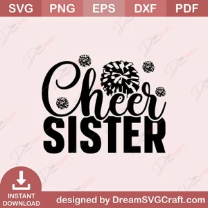 Cheer Sister SVG