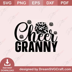 Cheer Granny SVG