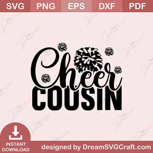 Cheer Cousin SVG