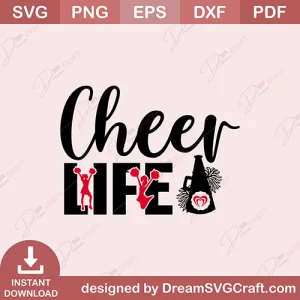 Cheer Life SVG