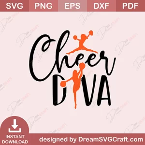 Cheer Diva SVG