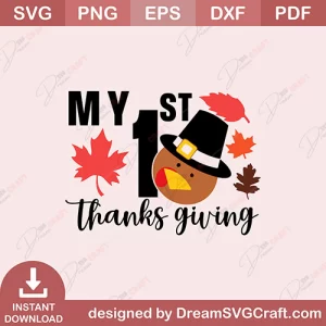 My 1st Thanksgiving SVG