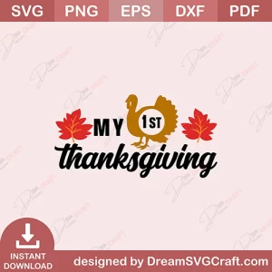 My 1st Thanksgiving SVG