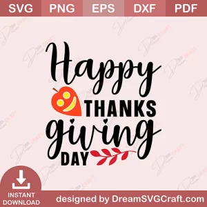 Happy Thanksgiving Day SVG