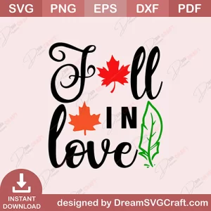Fall In Love SVG