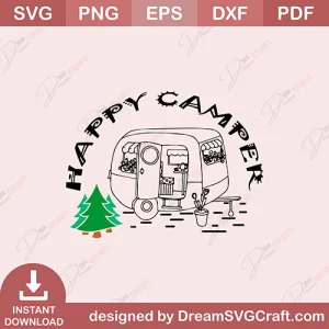 Happy Camper SVG