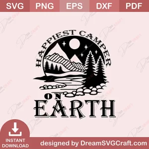 Happiest Camping On Earth SVG