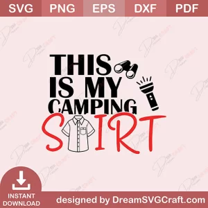 This Is My Camping Shirt SVG