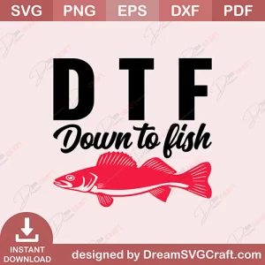 Down To Fish SVG