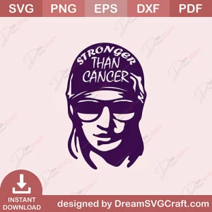 Stronger Than Cancer SVG