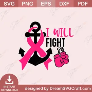 I Will Fight SVG – Download for Cricut & Silhouette