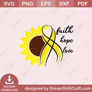 Faith Hope Love SVG