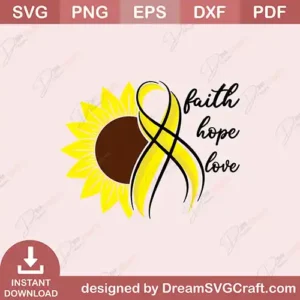 Faith Hope Love SVG – Cricut & Silhouette Designs