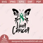 Liver Cancer SVG – Instant Download Awareness Graphics