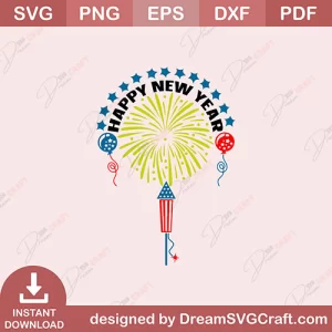 Happy New Year SVG