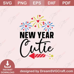 New Year Cutie SVG