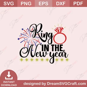 Ring In The New Year SVG