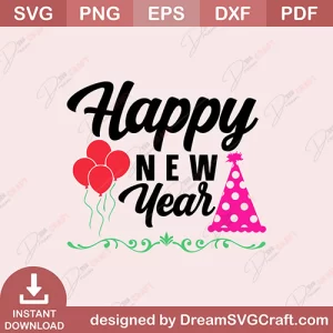 Happy New Year SVG