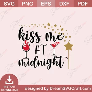Kiss Me At MidNight SVG