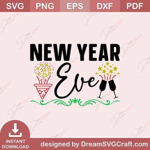New Year Eve SVG