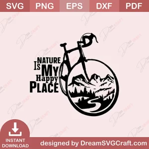 Nature Is My Happy place SVG