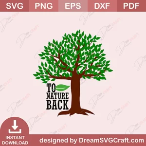 To Nature Back SVG