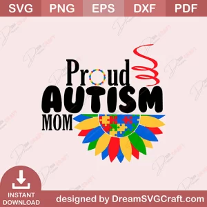 Proud Autism Mom SVG