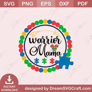 Warrior Mama SVG