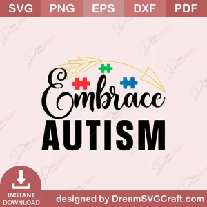 Embrace Autism SVG
