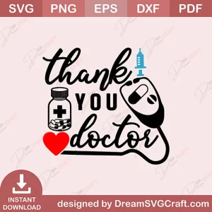 Thank You Doctor SVG