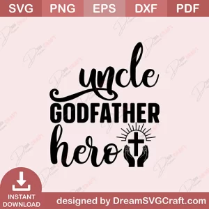Uncle Godfather Hero SVG