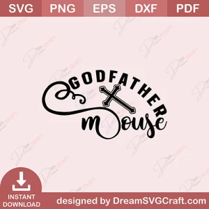 Godfather Mouse SVG