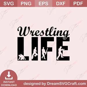 Wrestling Life SVG