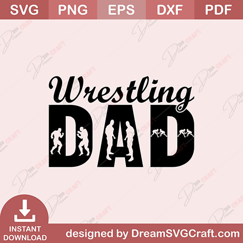 Wrestling Dad SVG