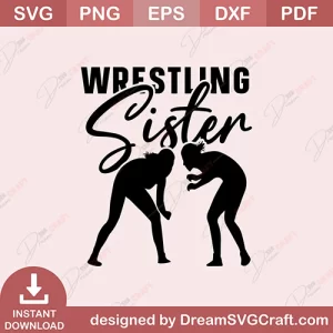 Wrestling Sister SVG