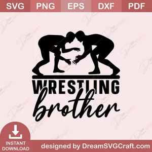 Wrestling Brother SVG