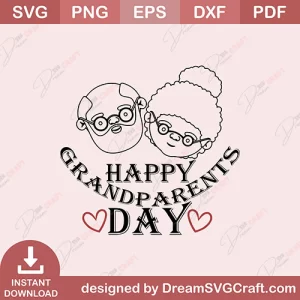 Happy Grandparents Day SVG