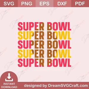 Super Bowl SVG